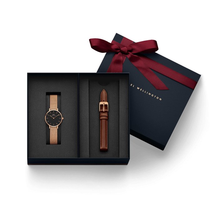 CLASSIC PETITE BLACK MELROSE + ST MAWES STRAP 2 CLASSIC PETITE BLACK MELROSE + ST MAWES STRAP 2