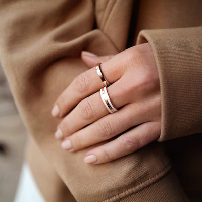 CLASSIC RING SATIN WHITE 3 CLASSIC RING SATIN WHITE 3